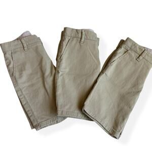 Gap Kids Khaki Uniform Midi Shorts 7
